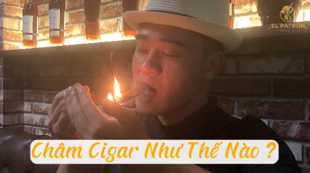 Cách châm cigar đúng cho người mới chơi